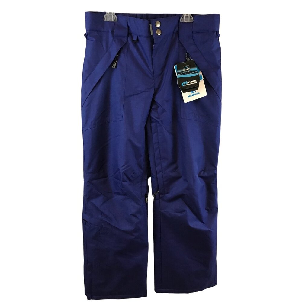 M3 Medium Blue Ski Snowboard Climate Pants Adjustable Gaiter Woman Girls Millenn